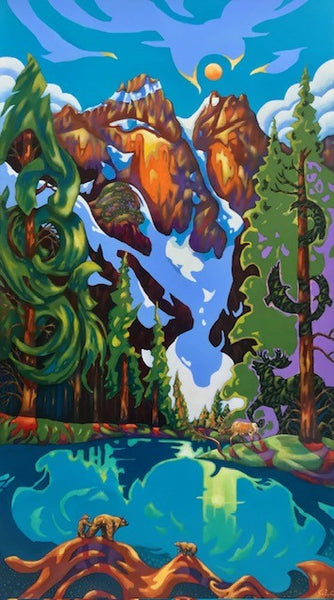 K Neil Swanson artwork 'REALM OF GIANTS' at Canada House Gallery