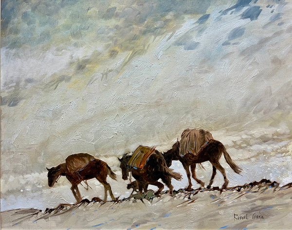 Robert Genn artwork 'ON THE HIGH CASCADE' at Canada House Gallery