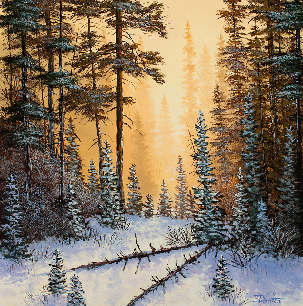 Roger D Arndt artwork 'GOLDEN HUSH' at Canada House Gallery