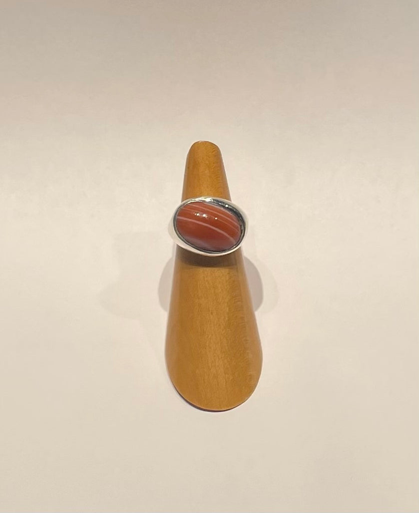 Brigitte Hopkins artwork 'AGATE PINKY RING' at Canada House Gallery