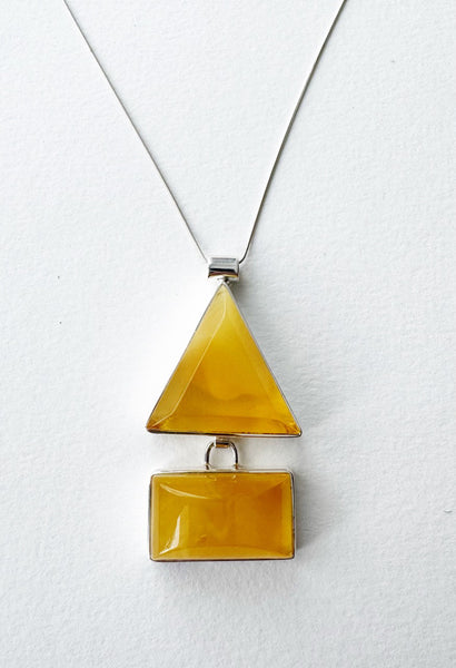 . NESHKA artwork 'FACETED AMBER PENDANT' at Canada House Gallery