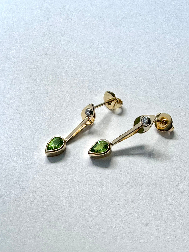 Susan Kun artwork 'MALI GARNETS EARRINGS' at Canada House Gallery