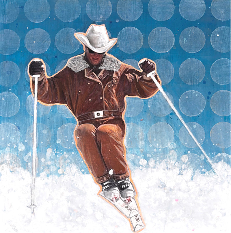 Sarah Martin artwork 'SKI COWBOY' at Canada House Gallery