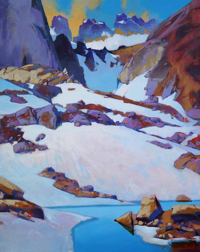 Mike Svob artwork 'ROCK GARDEN' at Canada House Gallery