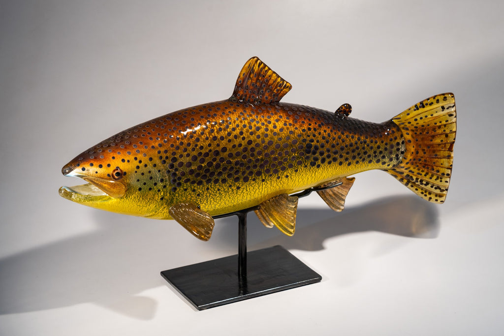 Ryan Bavin artwork 'BROWN TROUT #260115-5' at Canada House Gallery