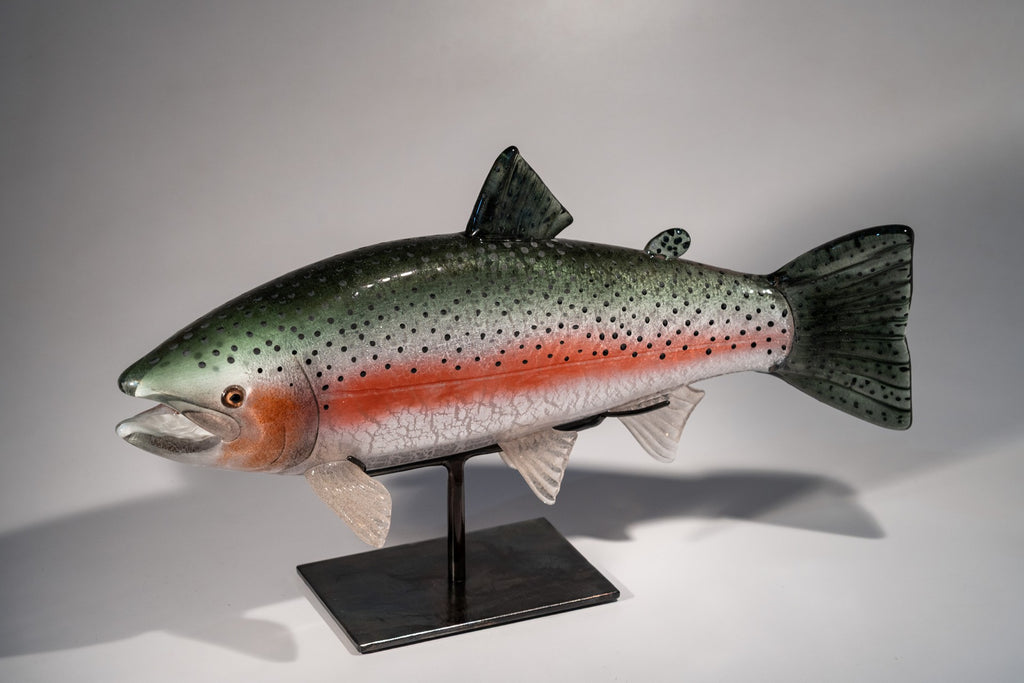 Ryan Bavin artwork 'RAINBOW TROUT #260115-4' at Canada House Gallery