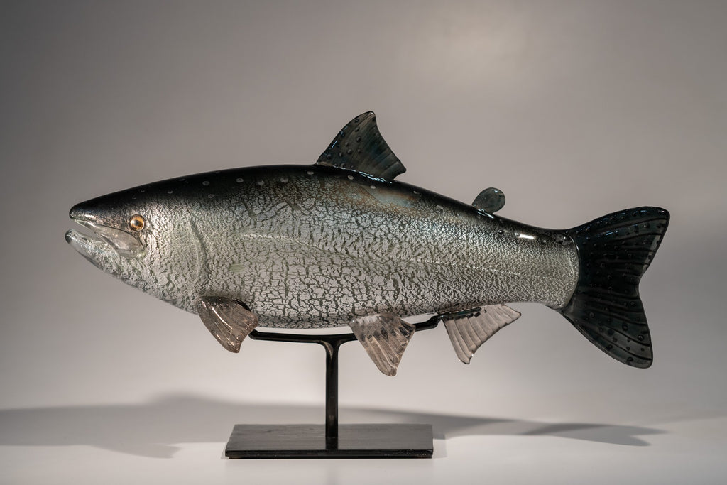 Ryan Bavin artwork 'SILVER COHO #260115-1' at Canada House Gallery