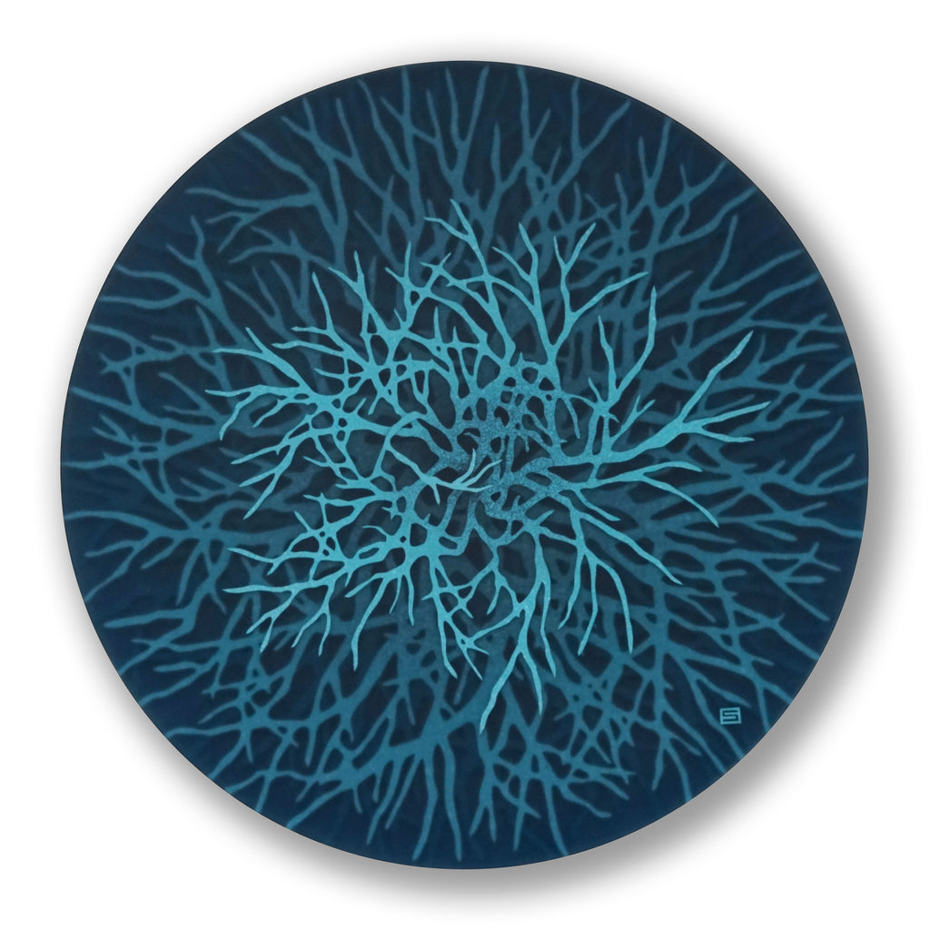 Jeff Sylvester artwork 'TREE TOP DOWN 7' at Canada House Gallery