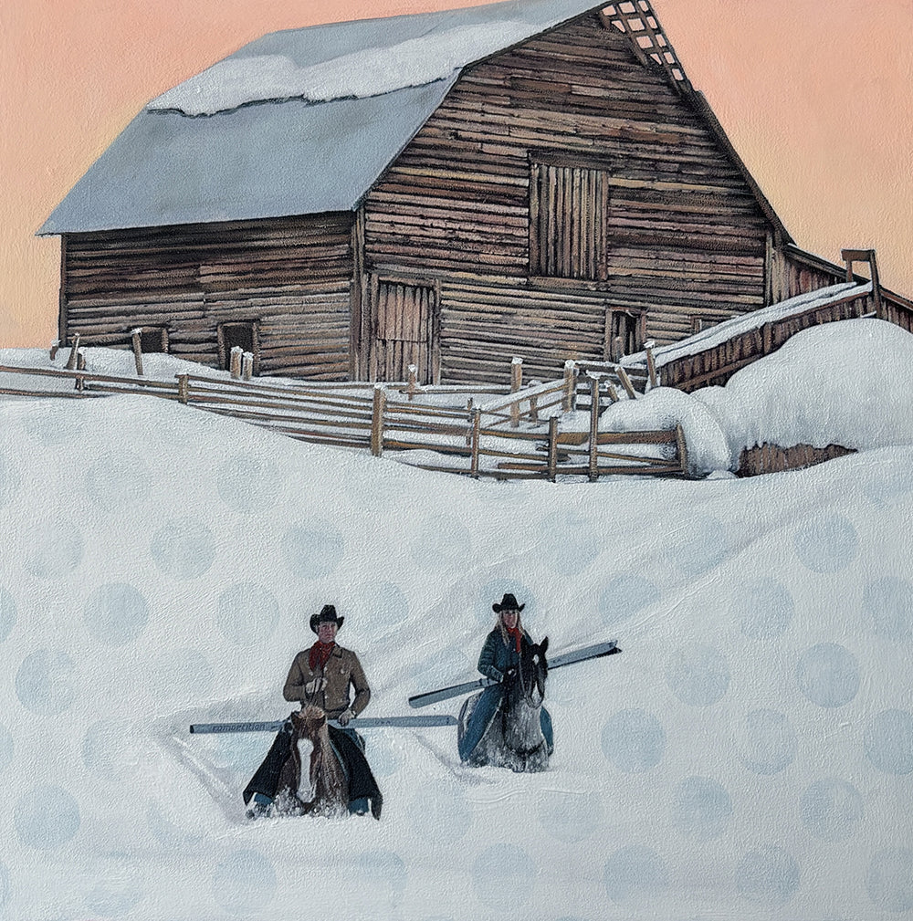 Sarah Martin artwork 'ANOTHER DAY ON THE RANCH' at Canada House Gallery