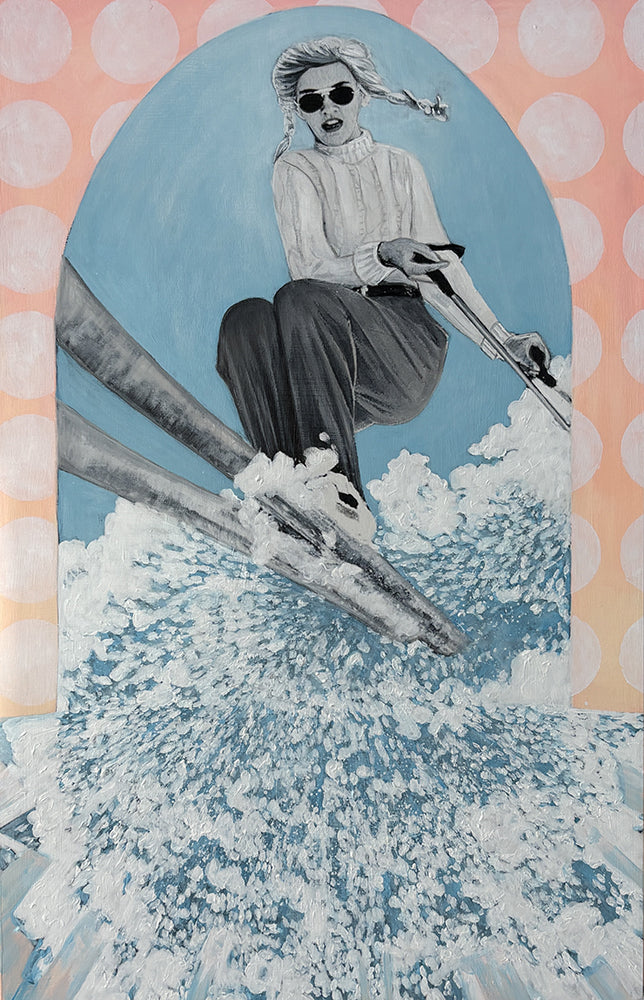 Sarah Martin artwork 'KAPOW!' at Canada House Gallery