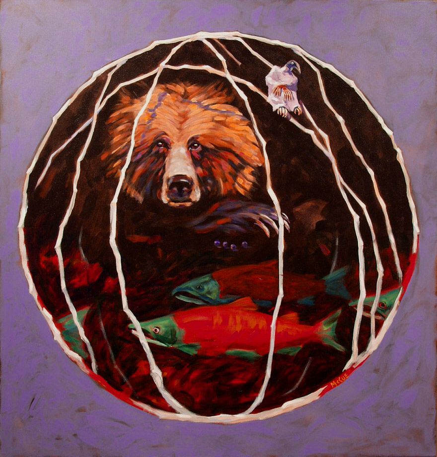 Terry McCue artwork 'UNDERSTAND THE SACRED' at Canada House Gallery