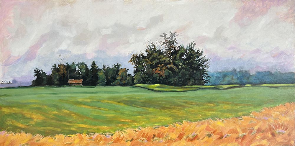 Terry McCue artwork 'PARKLAND' at Canada House Gallery