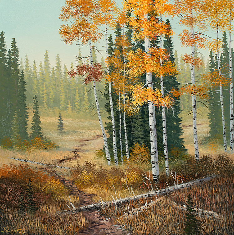 Roger D Arndt artwork 'GOLDEN GROVE' at Canada House Gallery