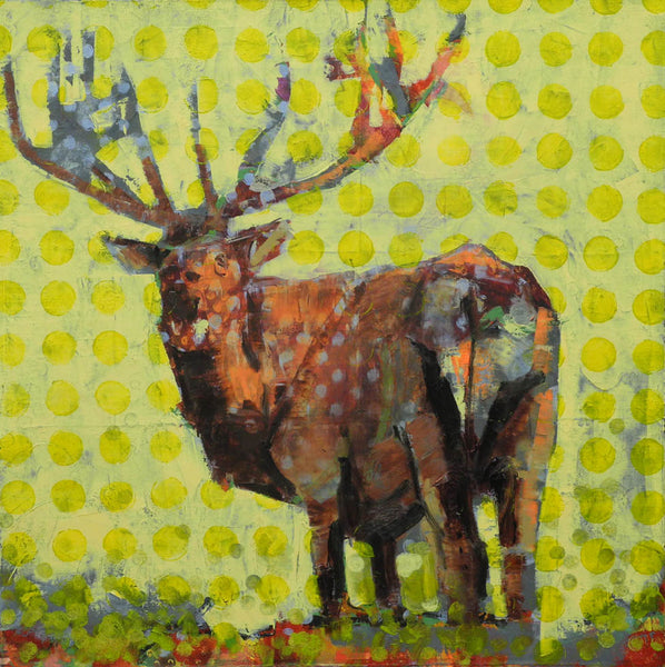 Les Thomas artwork 'AP #018-1563 ELK' at Canada House Gallery