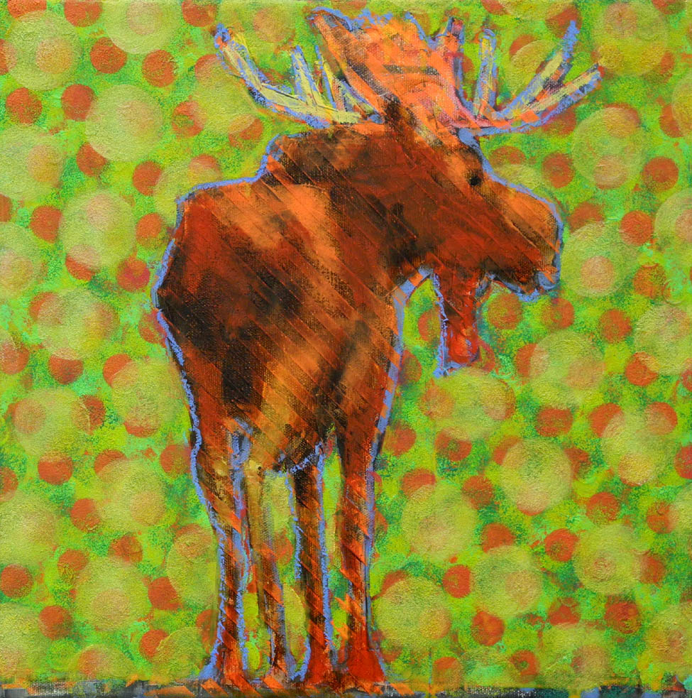 Les Thomas artwork 'AP #026-2401 MOOSE' at Canada House Gallery