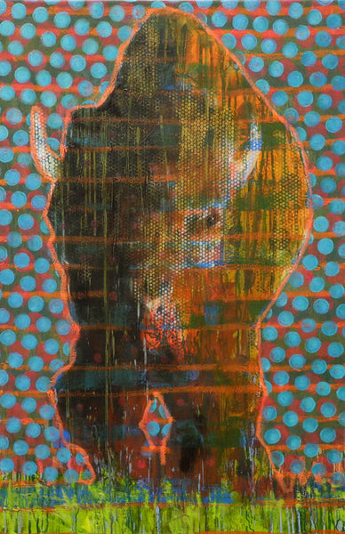 Les Thomas artwork 'AP #026-2391 BUFFALO' at Canada House Gallery