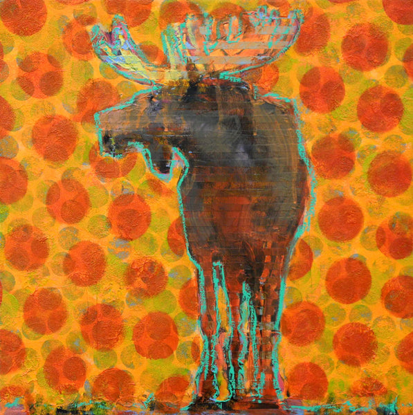 Les Thomas artwork 'AP #026-2403 MOOSE' at Canada House Gallery