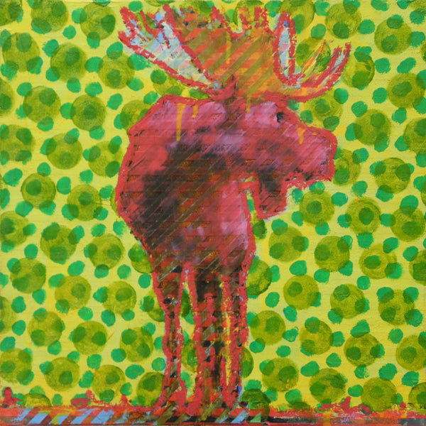 Les Thomas artwork 'AP #026-2404 MOOSE' at Canada House Gallery