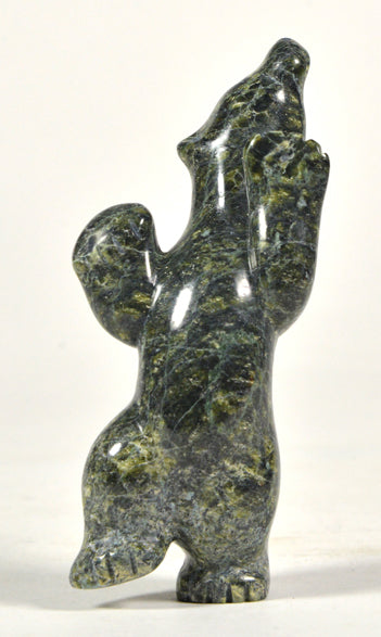 Markusie Papigatuk artwork 'DANCING POLAR BEAR' at Canada House Gallery