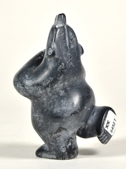 Palaya Qiatsuq artwork 'DANCING POLAR BEAR' at Canada House Gallery