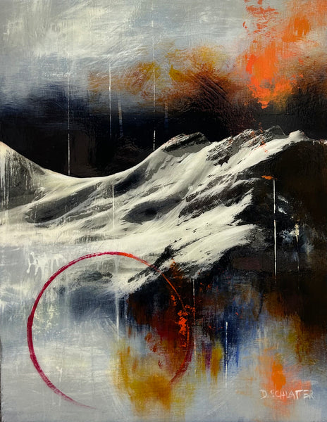 Dieter Schlatter artwork 'ALONG THE ICEFIELD PARKWAY' at Canada House Gallery