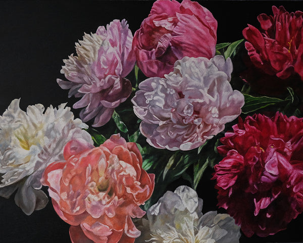 Robert Lemay artwork 'LARGE PEONY GARDEN' at Canada House Gallery