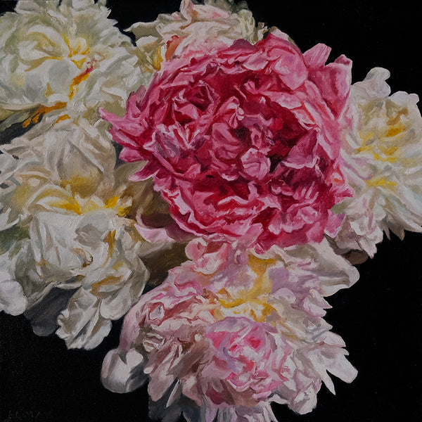 Robert Lemay artwork 'MAGENTA PEONY STUDY' at Canada House Gallery
