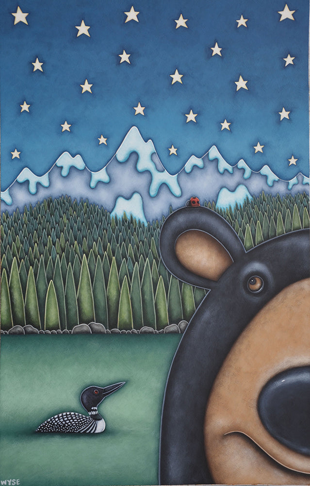 Peter Wyse artwork 'NIGHT MUSIC' at Canada House Gallery