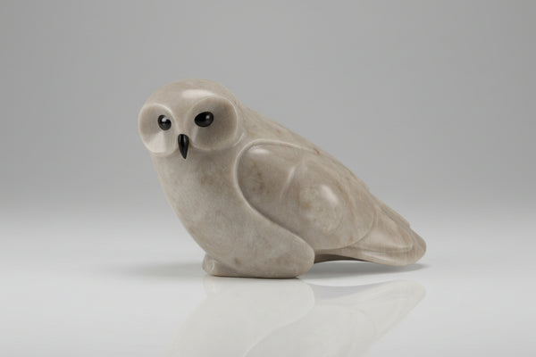 David Riome artwork 'SNOWY OWL' at Canada House Gallery