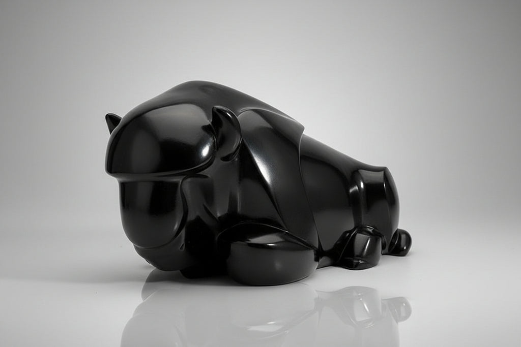 David Riome artwork 'BISON' at Canada House Gallery