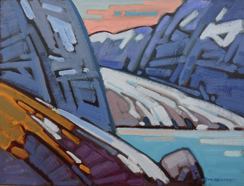 Cameron Bird artwork 'MOUNTAIN SKETCH' at Canada House Gallery