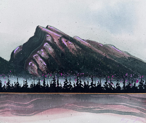 MORNING MIST UNDER RUNDLE