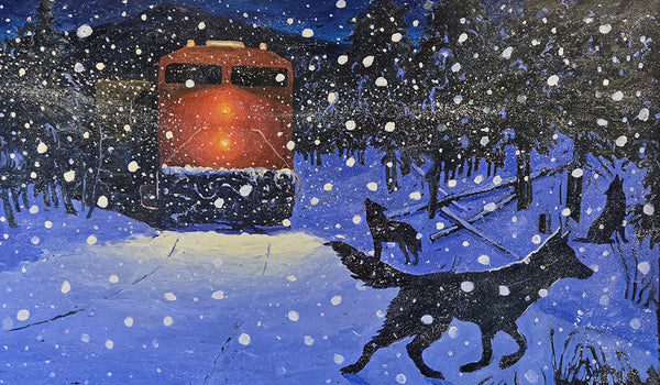 Michael Cameron artwork 'HOWL' at Canada House Gallery