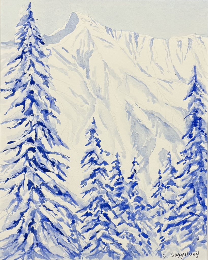 Cliff Swanlund artwork 'WINTER WONDERLAND' at Canada House Gallery
