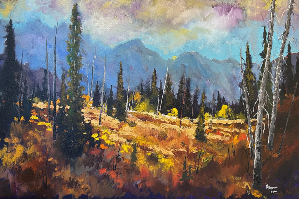 Neil Patterson artwork 'MOUNTAIN VIEW' at Canada House Gallery