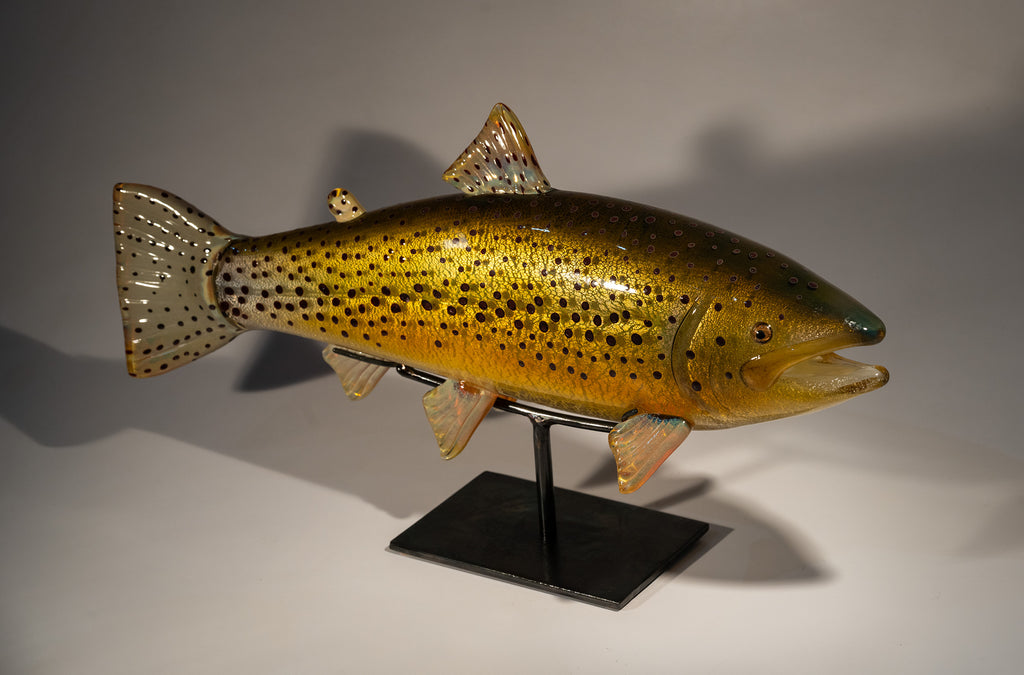 Ryan Bavin artwork 'BROWN TROUT #251219-2' at Canada House Gallery