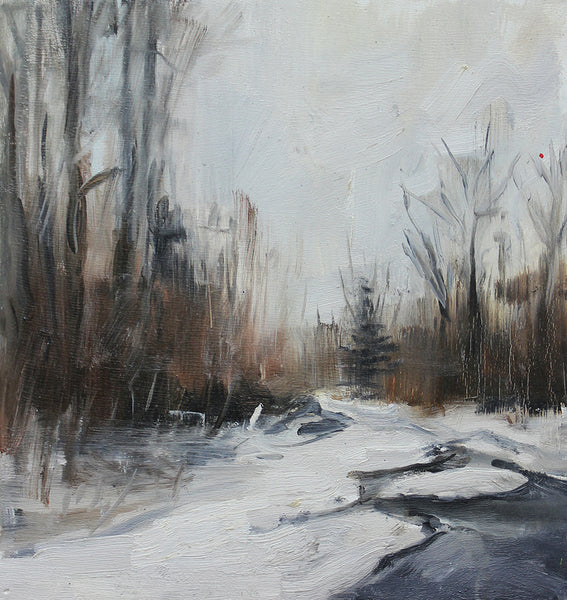 John Macdonald artwork 'NORTHERN WINTER' at Canada House Gallery