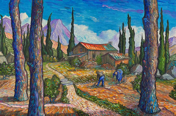 Glenn Payan artwork 'HILLSIDE FARM' at Canada House Gallery