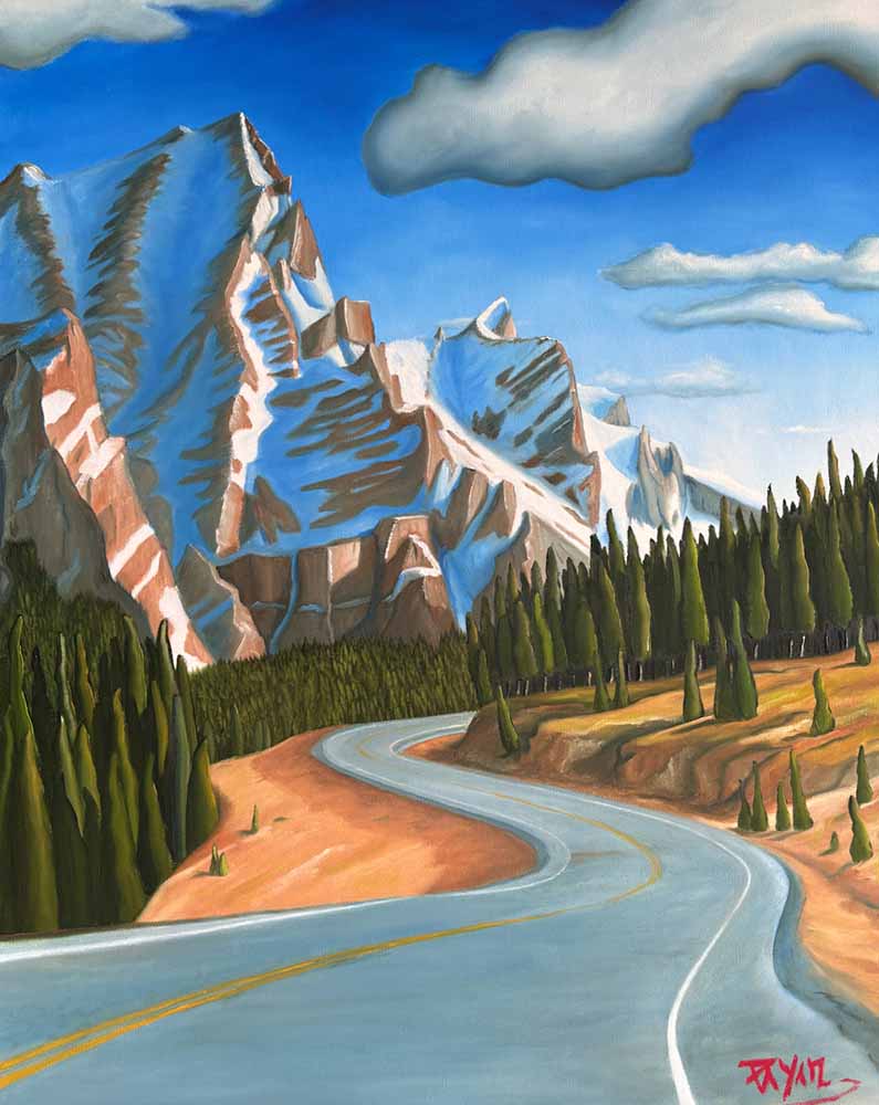 Glenn Payan artwork 'MT KIDD, KANANASKIS' at Canada House Gallery