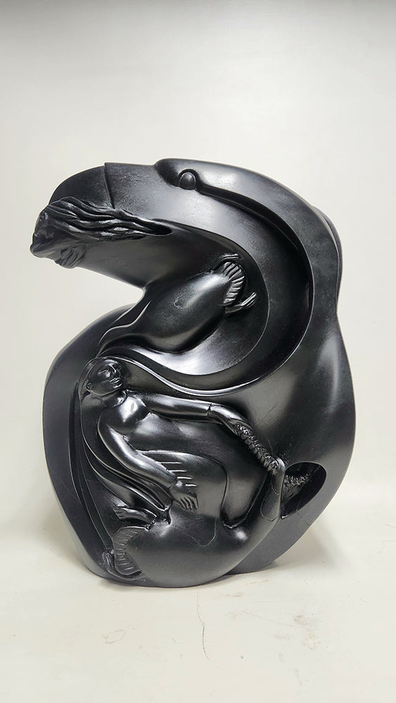 John Sabourin artwork 'DREAMING PROTECTS US' at Canada House Gallery