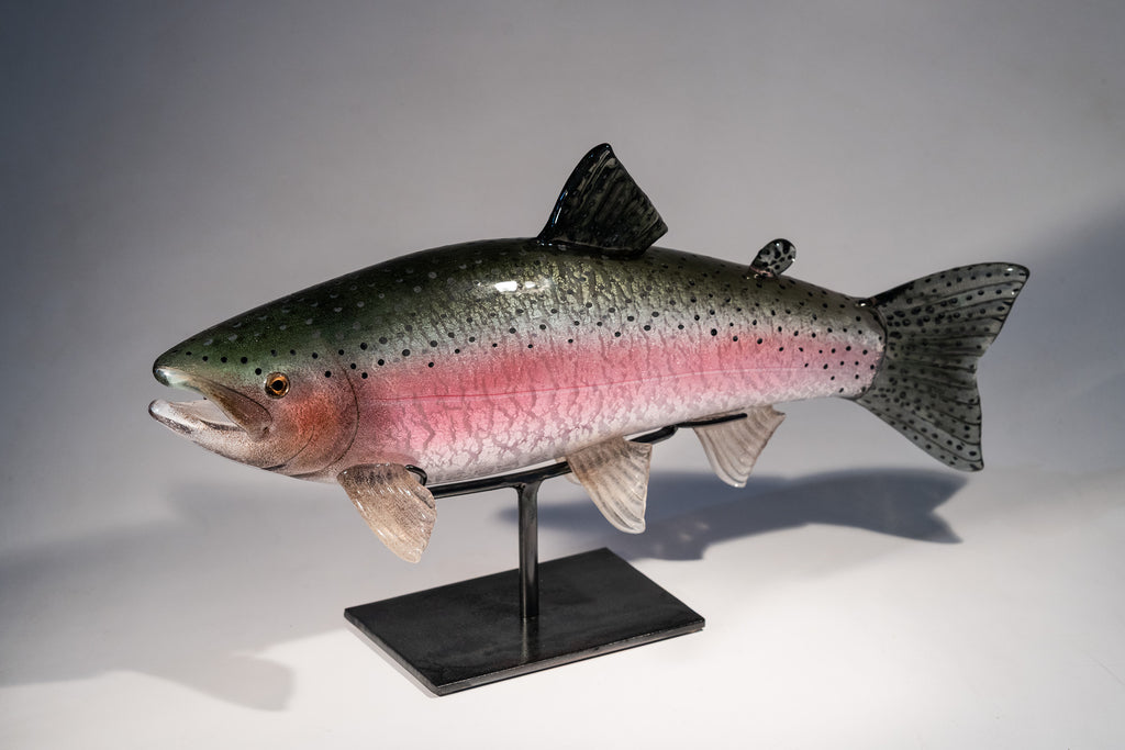 Ryan Bavin artwork 'RAINBOW TROUT #260429-1' at Canada House Gallery