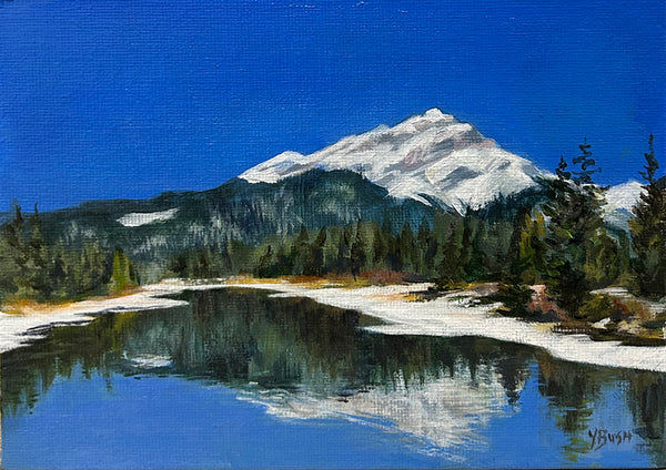 Yvonne Bush artwork 'VIEW TO CASCADE' at Canada House Gallery