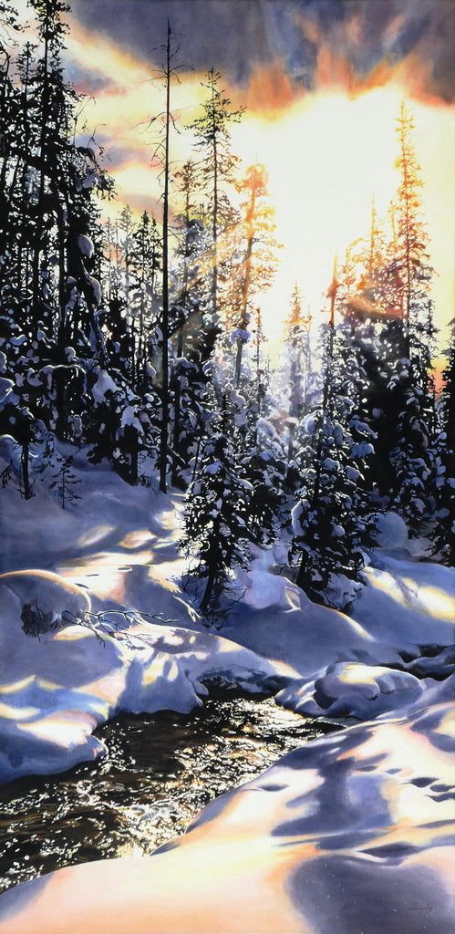 Jennifer Annesley artwork 'LOST IN THE LIGHT' at Canada House Gallery