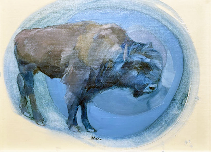 Sarah Hillock artwork 'LOGAN' at Canada House Gallery