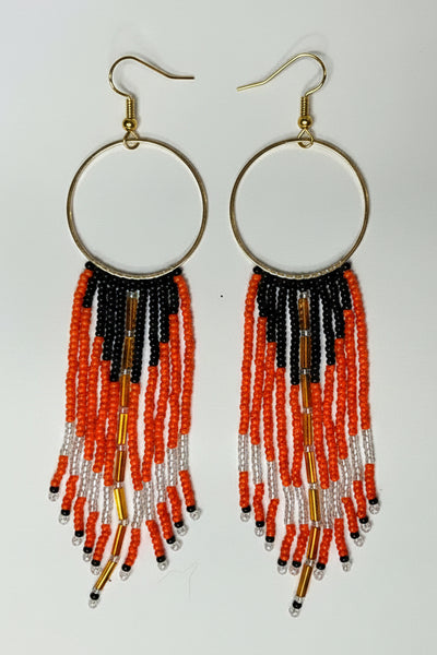 Candice Allard artwork 'ORIOLE EARRINGS' at Canada House Gallery