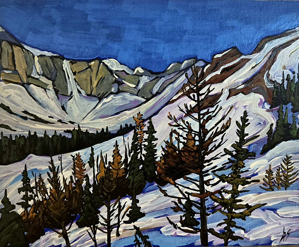 Aron Szabo artwork 'LOOKING ACROSS THE PIPELINE' at Canada House Gallery