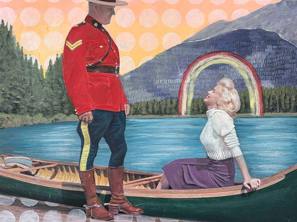 Sarah Martin artwork 'STAY FOREVER - MARILYN IN BANFF SERIES' at Canada House Gallery