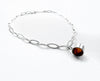 . NESHKA artwork 'SILVER AND AMBER CHARM NECKLACE' at Canada House Gallery