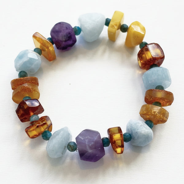 . NESHKA artwork 'MULTI GEMSTONE BRACELET' at Canada House Gallery