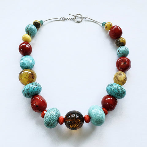 MULTI GEMSTONE NECKLACE